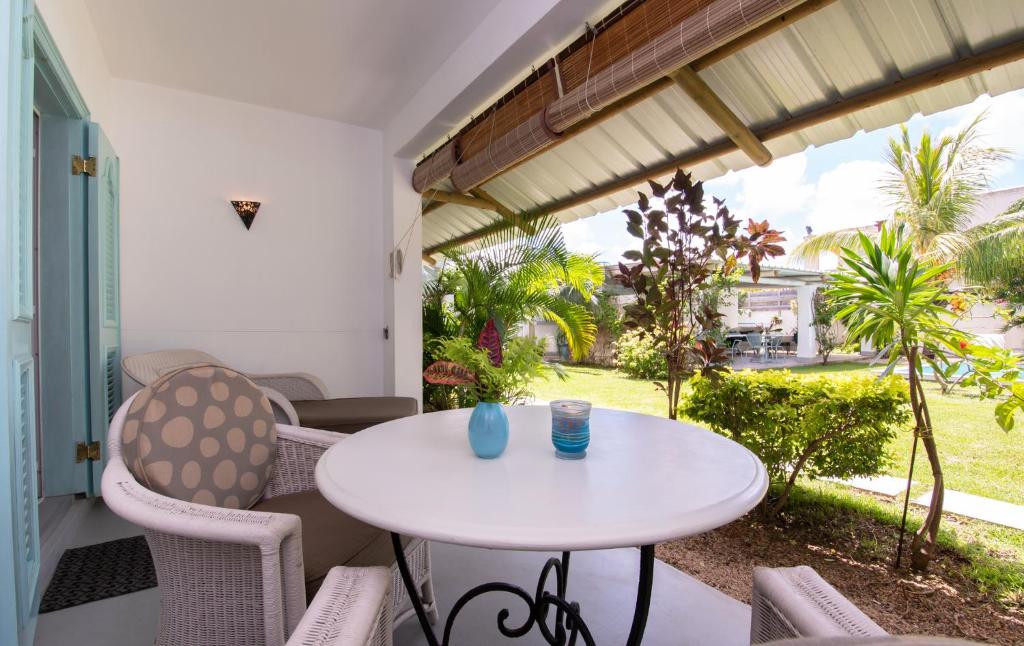 Zahrada ubytování Le Mandala Moris Guesthouse Pointe aux Canonniers