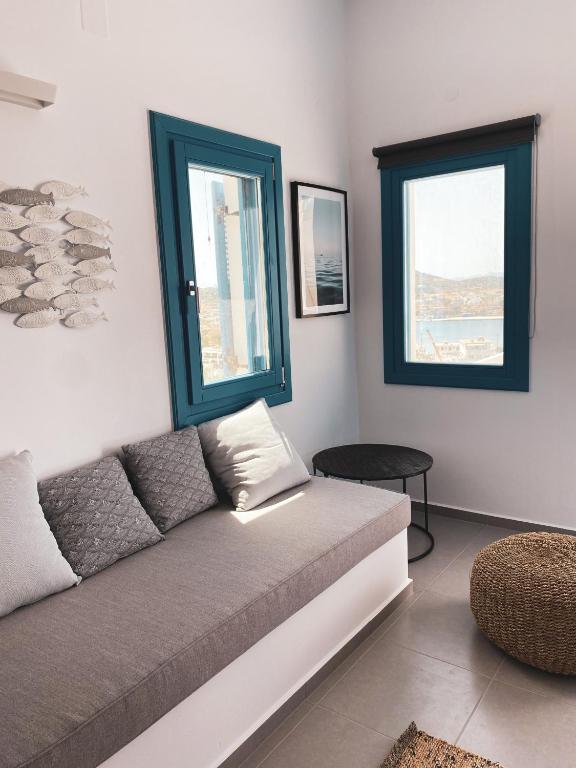 Posezení v ubytování Nautilus Apartments