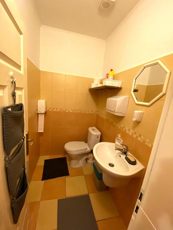 Koupelna v ubytování Freedom apartment