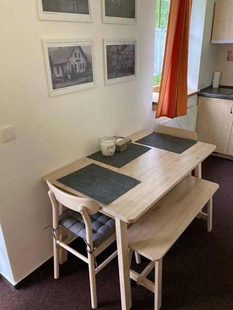 Kuchyň nebo kuchyňský kout v ubytování Horský apartmán Prášily