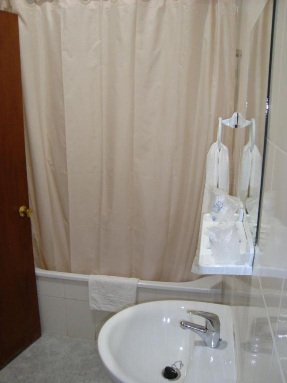 Kúpeľňa v ubytovaní Hostal Durán