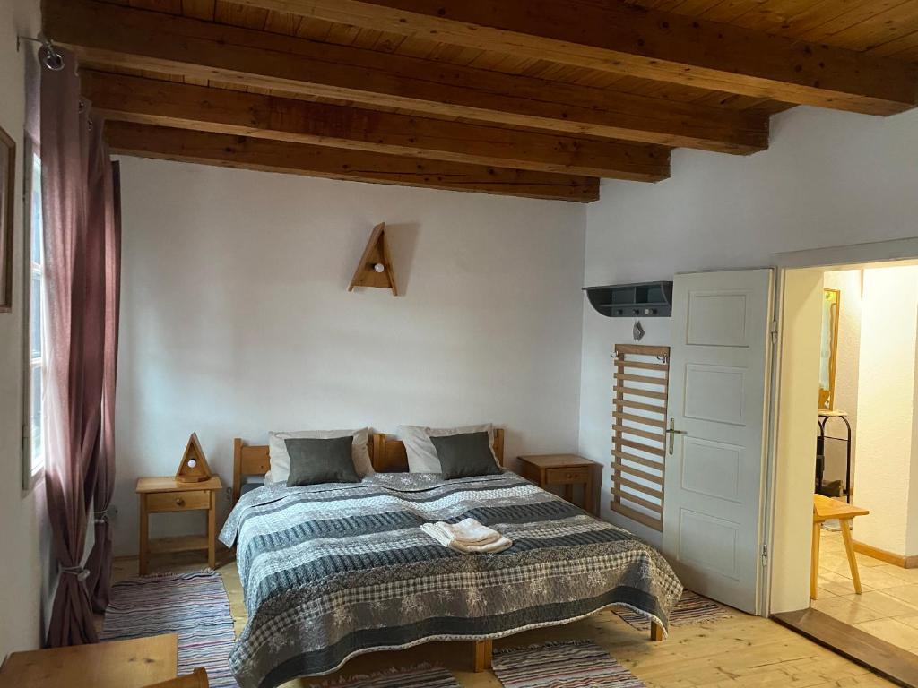 Postel nebo postele na pokoji v ubytování Casa Bucataria Fonix