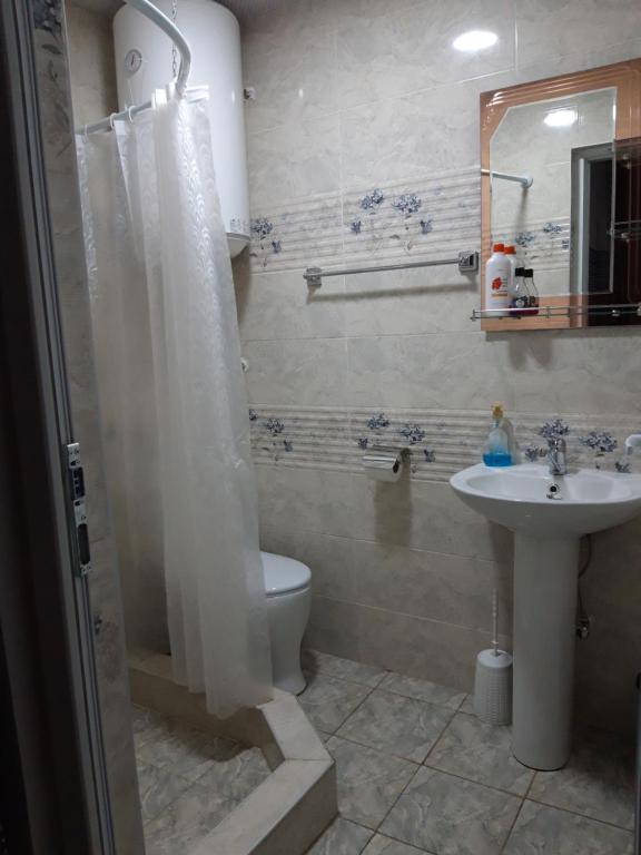 Koupelna v ubytování Guesthouse Venera