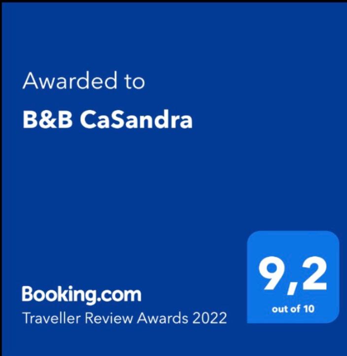 Certifikát, hodnocení, plakát nebo jiný dokument vystavený v ubytování B&B CaSandra