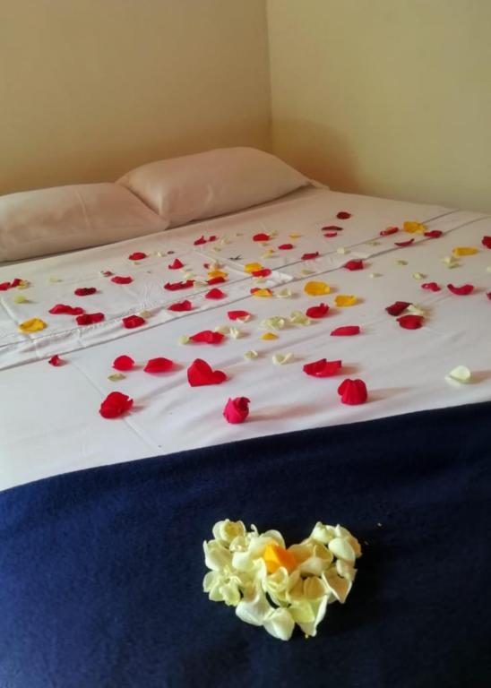 Postel nebo postele na pokoji v ubytování Eco Hotel Entre Ríos
