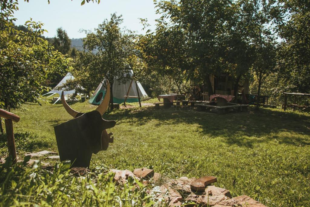 Zahrada ubytování Agroturystyka Nad Jeziorem-Osada Indiańska