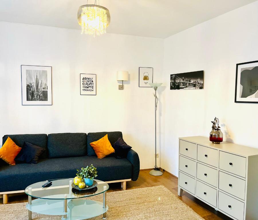 TV/trung tâm giải trí tại Lovely Apartment Center of Baden-Baden