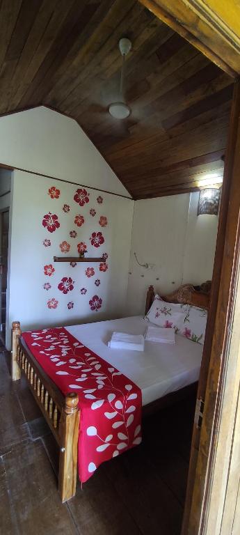 Postel nebo postele na pokoji v ubytování Sandra eco