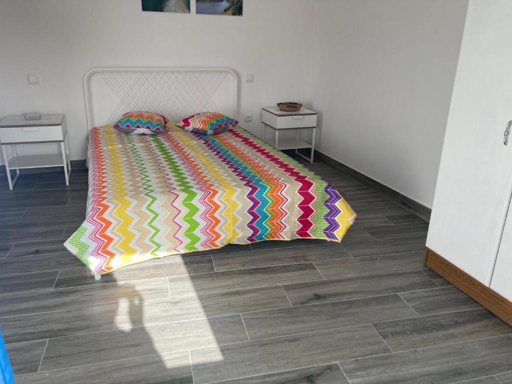 Postel nebo postele na pokoji v ubytování Monte das Cerejas