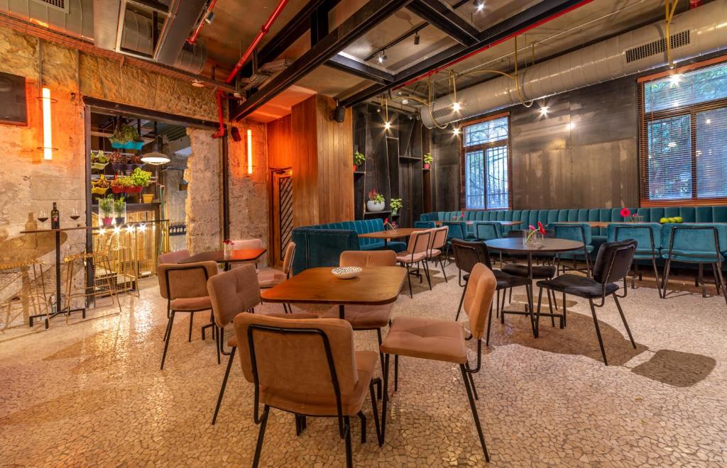 Restaurace v ubytování HYVE Jerusalem hosted by STAY