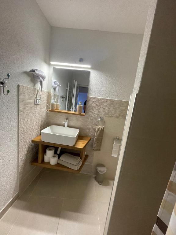Koupelna v ubytování Casa Zorilor
