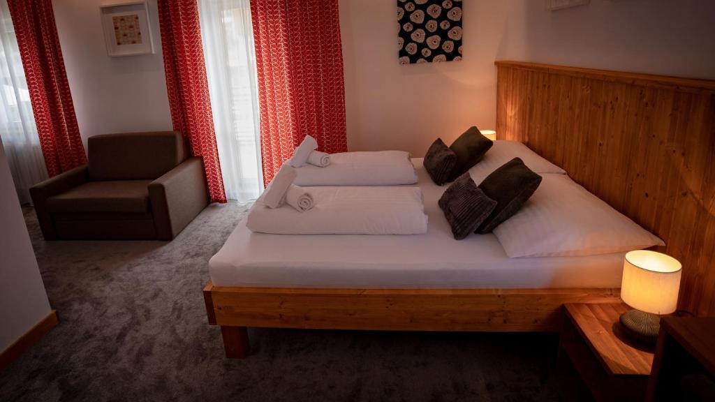 Postel nebo postele na pokoji v ubytování Vila Somani
