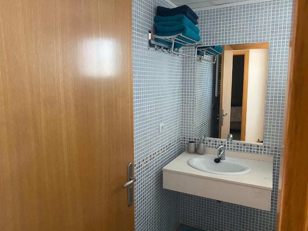 Koupelna v ubytování Apartamento Alcotan