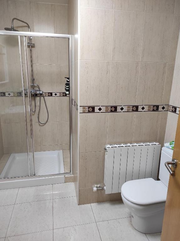 A bathroom at El Tesoro de Baco