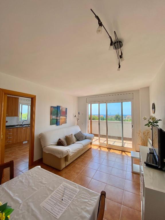 Postel nebo postele na pokoji v ubytování Casa con vistas al mar