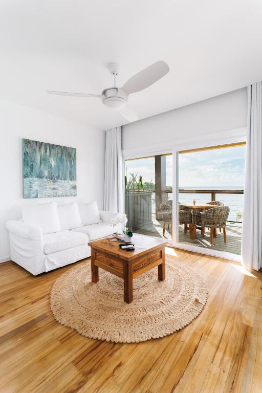 Istumisnurk majutusasutuses The Beach House Boutique Hotel