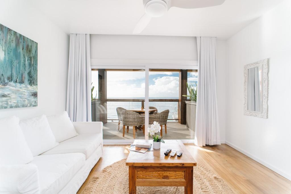 Istumisnurk majutusasutuses The Beach House Boutique Hotel