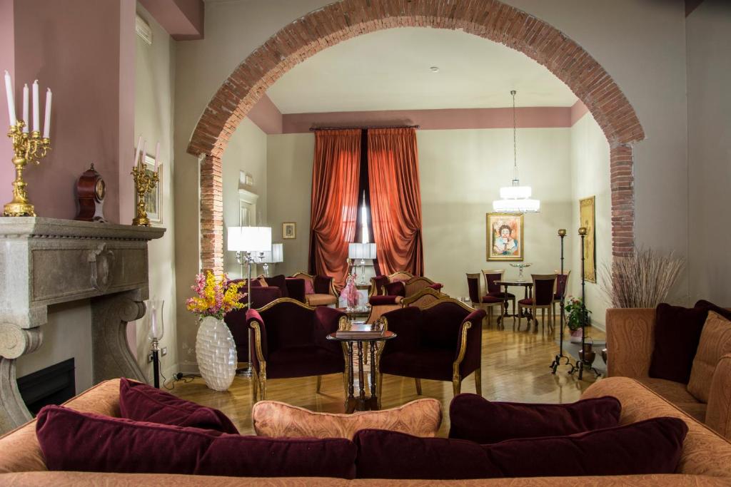 Posezení v ubytování San Luca Palace