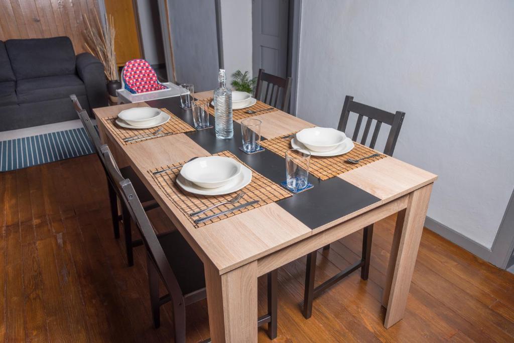 Posezení v ubytování La Casa del Barranco