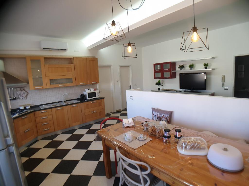 Kuchyň nebo kuchyňský kout v ubytování Stella-Guesthouse