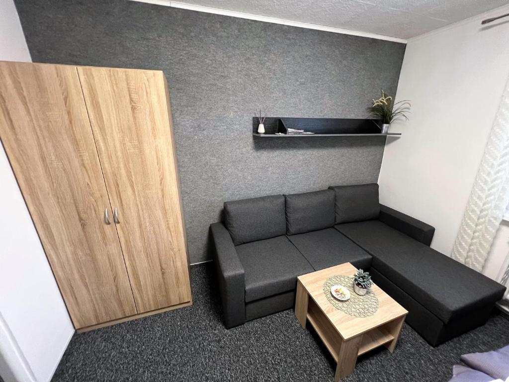 Istumisnurk majutusasutuses Apartmány Karlovy Vary