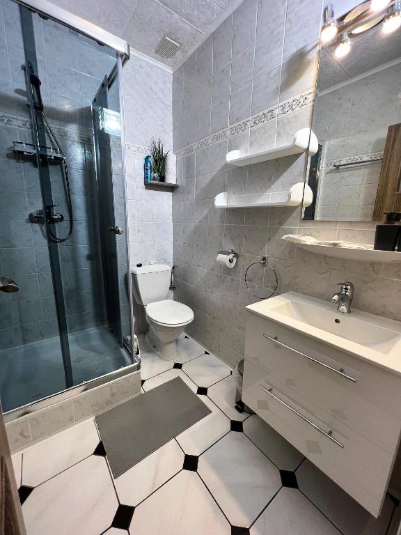 Vannituba majutusasutuses Apartmány Karlovy Vary