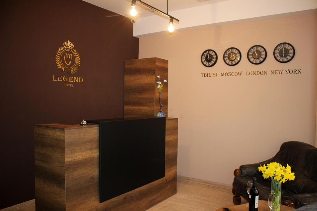 Certifikát, hodnocení, plakát nebo jiný dokument vystavený v ubytování Legend Hotel