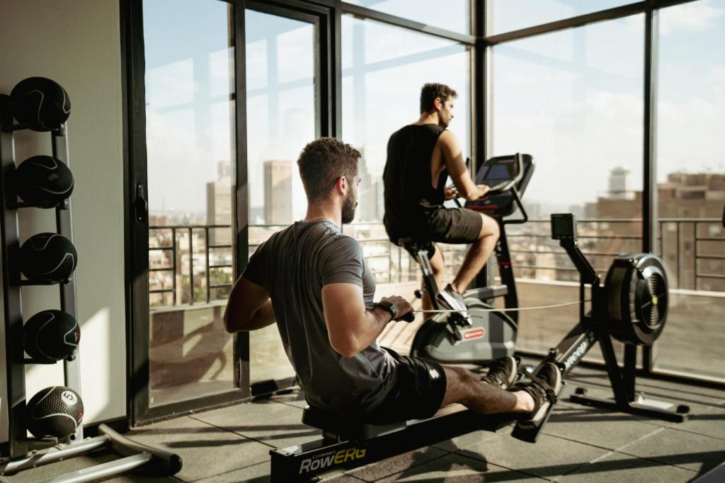 Fitness centrum a/nebo fitness zařízení v ubytování The President Hotel Cairo
