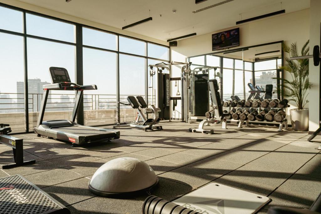 Fitness centrum a/nebo fitness zařízení v ubytování The President Hotel Cairo