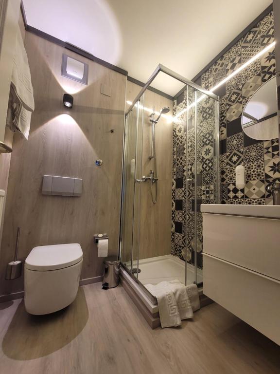 Koupelna v ubytování Ambiente Hotel garni