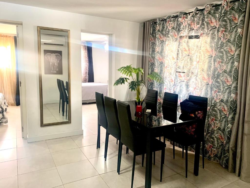 Posezení v ubytování Casita a 3 minutos de la playa con Aire Acondicionado e Internet