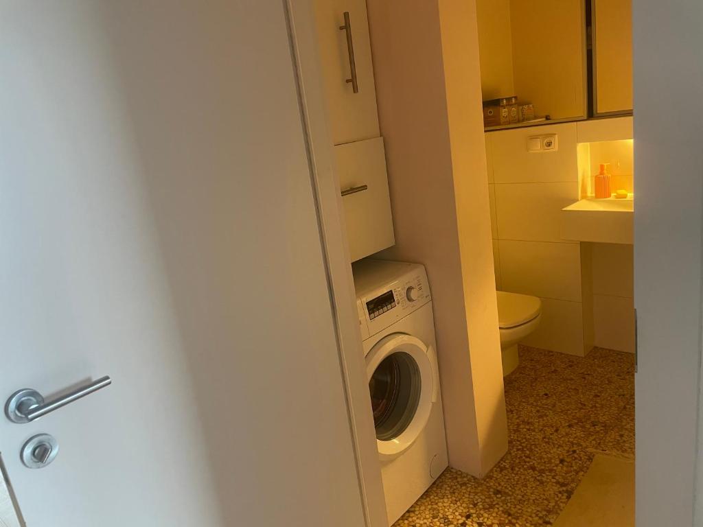 Kúpeľňa v ubytovaní Apartament Koszykowa 1