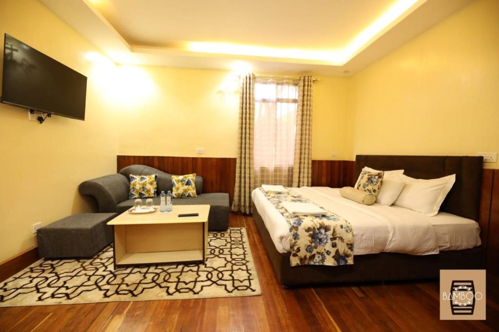 Posezení v ubytování Sirona Getaway Hotel