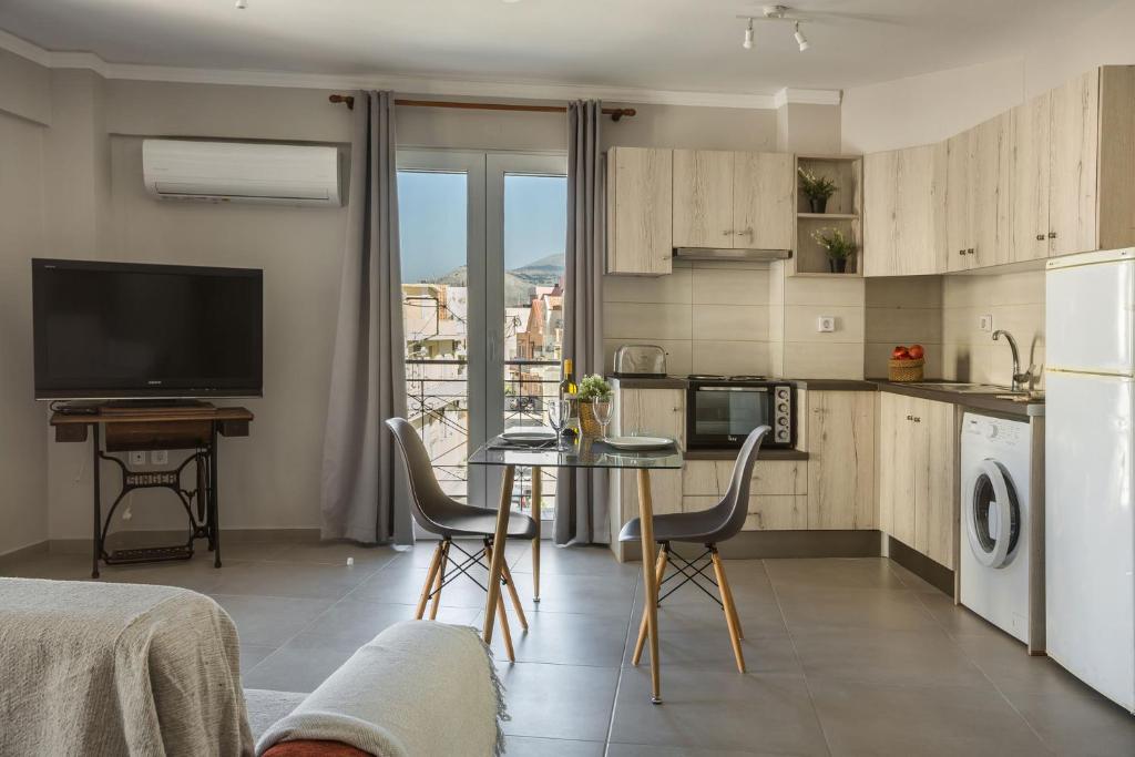 Kuchnia lub aneks kuchenny w obiekcie Fidias city rooms
