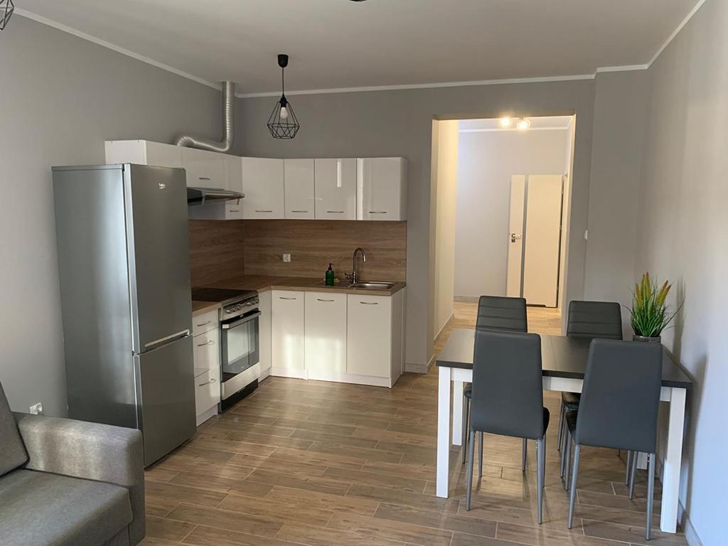 Kuchyňa alebo kuchynka v ubytovaní Apartamenty Nadjeziorna