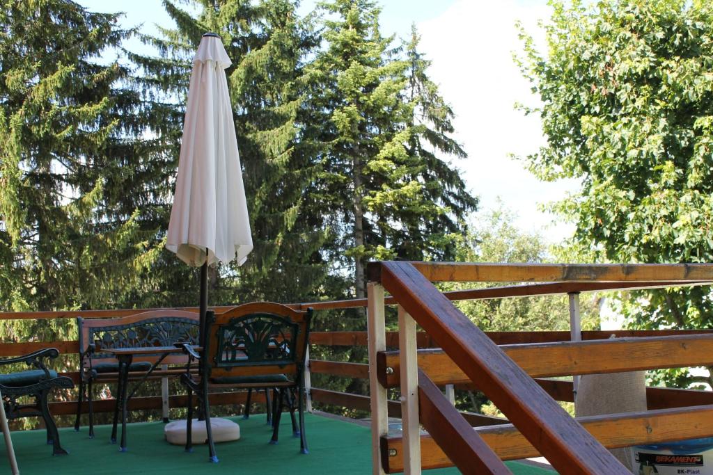 Zahrada ubytování Guest House Milena