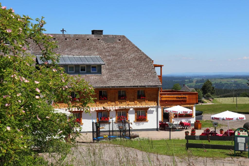 Ferienwohnung Waldrauschen in der Höhenpension Glashütte - Twee Slaapkamers Appartement