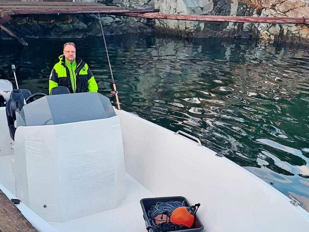 Výhled na řeku, která protéká v blízkosti prázdninového domu