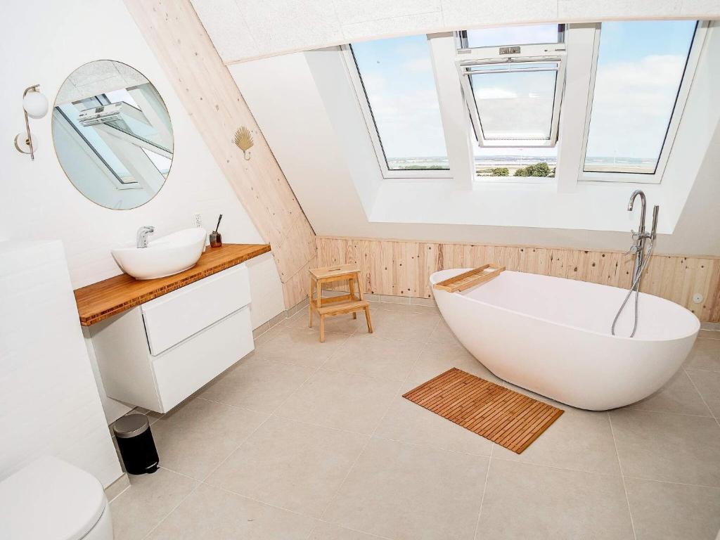 Koupelna v ubytování Holiday home Løgstør XVIII