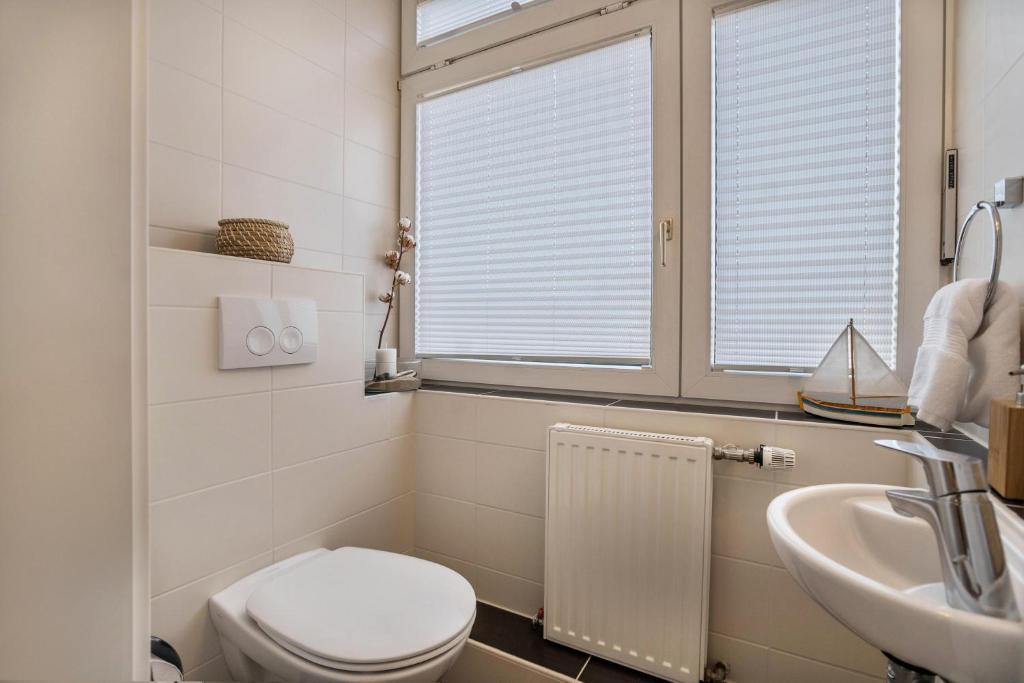 Koupelna v ubytování Ferienwohnung Uttied