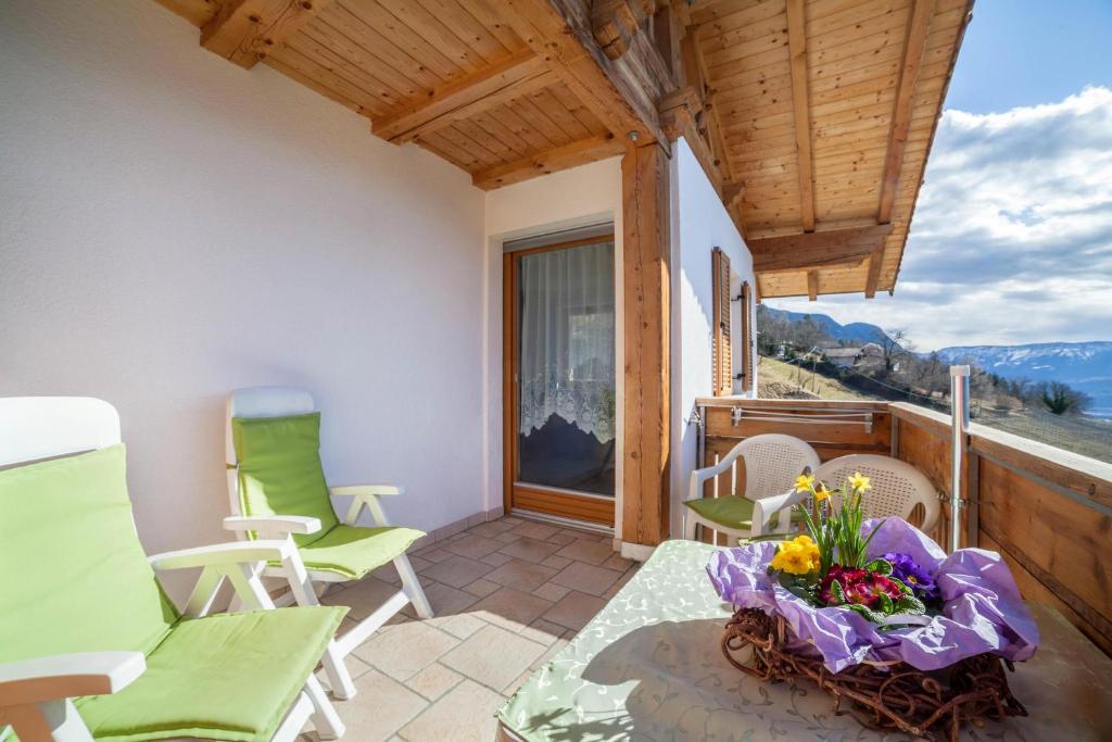 Balkon lub taras w obiekcie Roath Hof Ferienwohnung 1