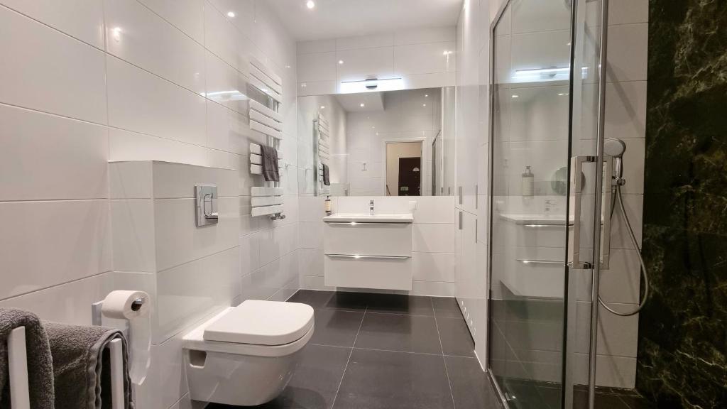 Kúpeľňa v ubytovaní NOOK NOOK Apartments Katarzyny 2