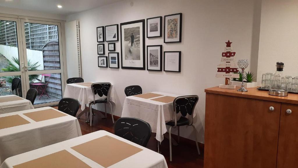 Restaurace v ubytování Au Bon Accueil