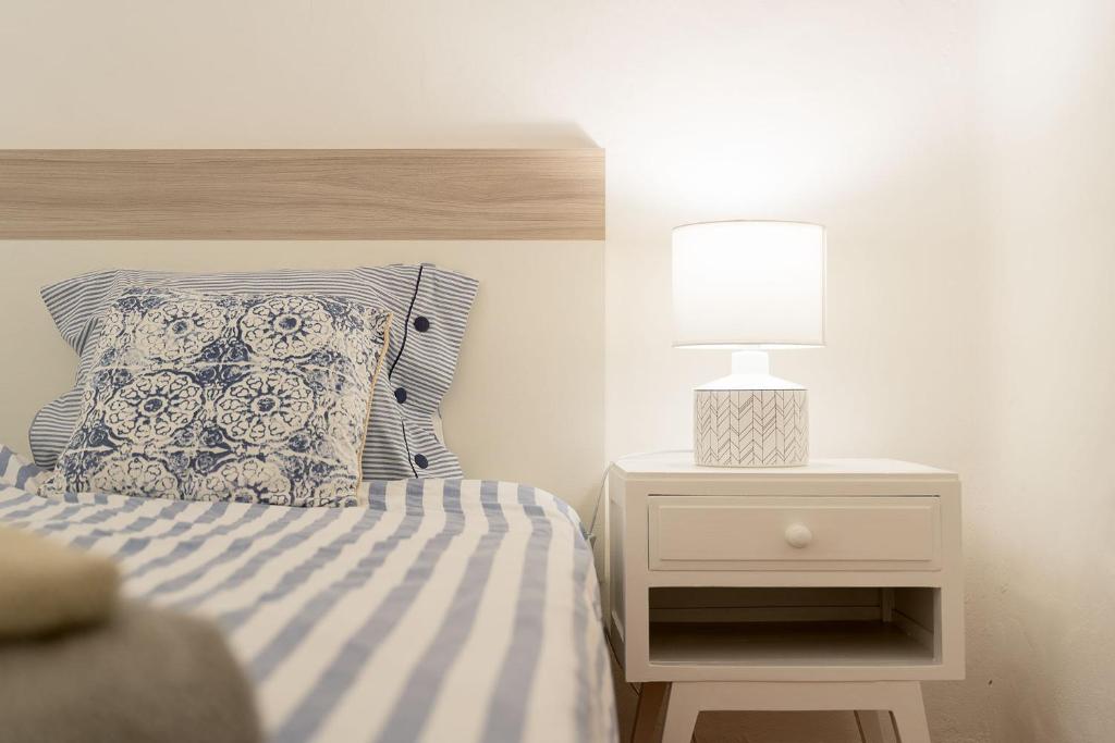 Postel nebo postele na pokoji v ubytování Casa Gaivota-Quinta do Paraíso, Praia Carvoeiro