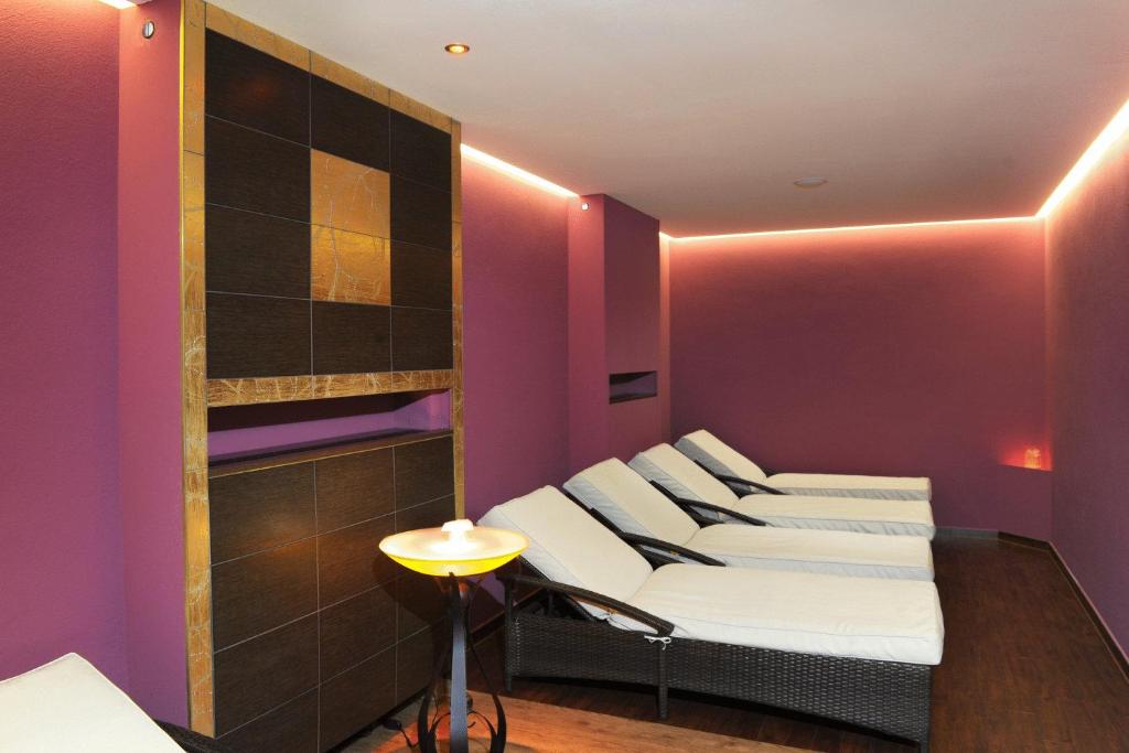 Posezení v ubytování Hotel Wolfringmühle