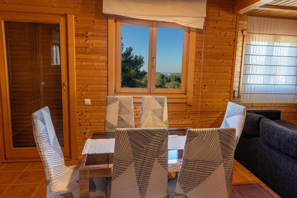 Posedenie v ubytovaní Casa de Madera en Calafell