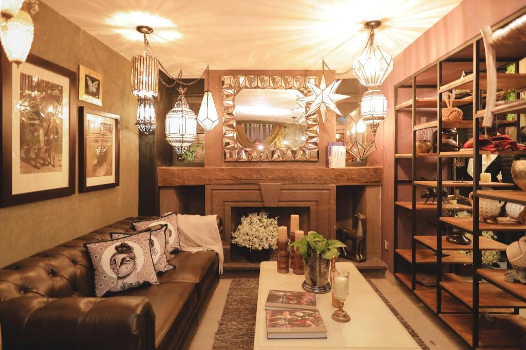 Posezení v ubytování Hotel Casamada