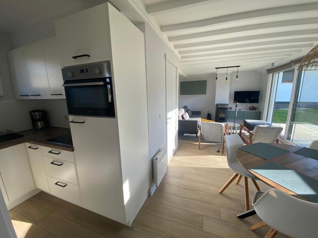 Kuchyň nebo kuchyňský kout v ubytování Casa Merle