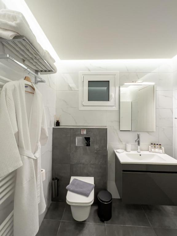 Koupelna v ubytování Lux Palace Trikala