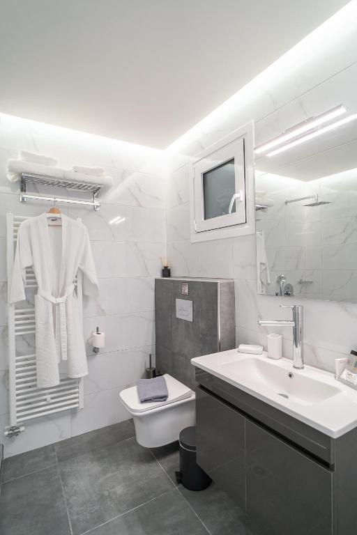 Koupelna v ubytování Lux Palace Trikala